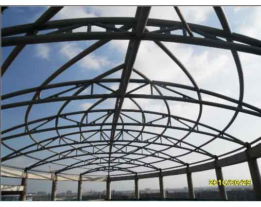 石河子中煤朔州宾馆管桁架工程